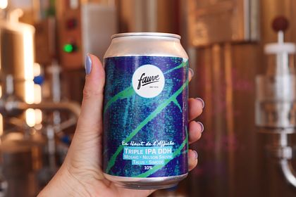 Habillage bière canette - FAUVE CRAFT BIERE -