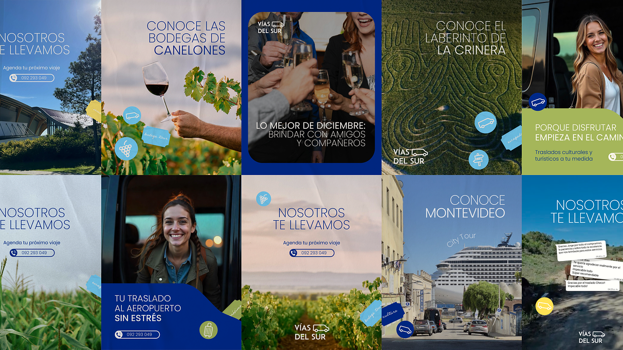Vias del Sur - Branding