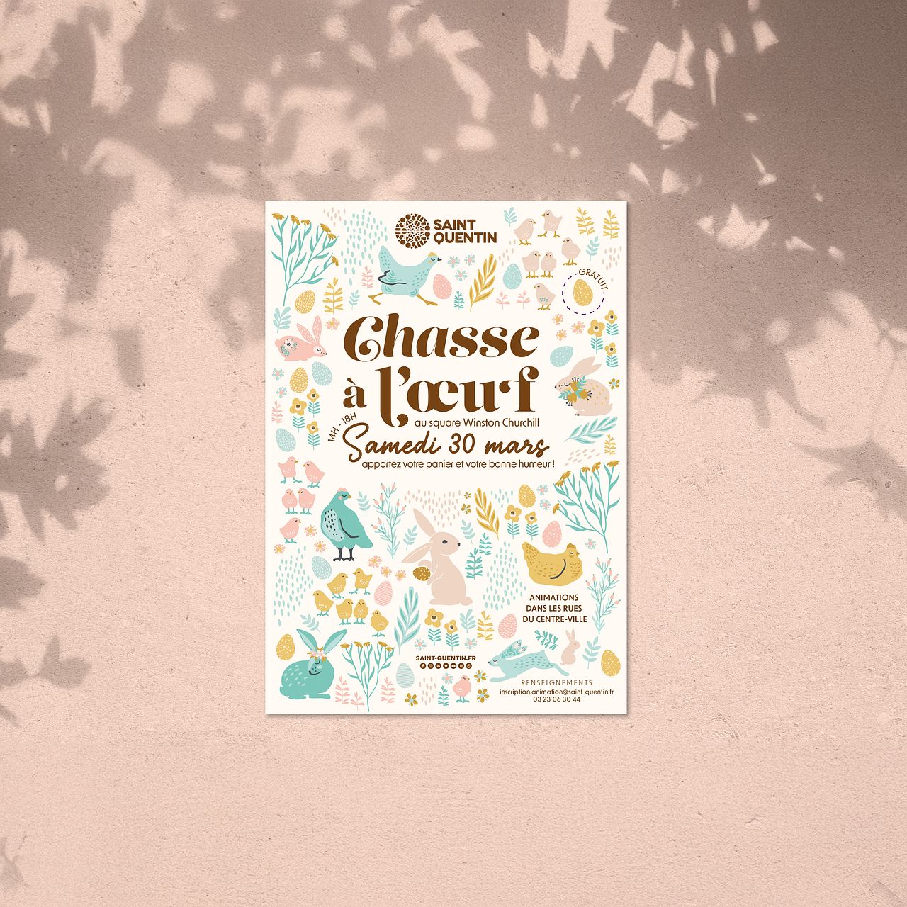 Chasse à l'oeuf Pâques