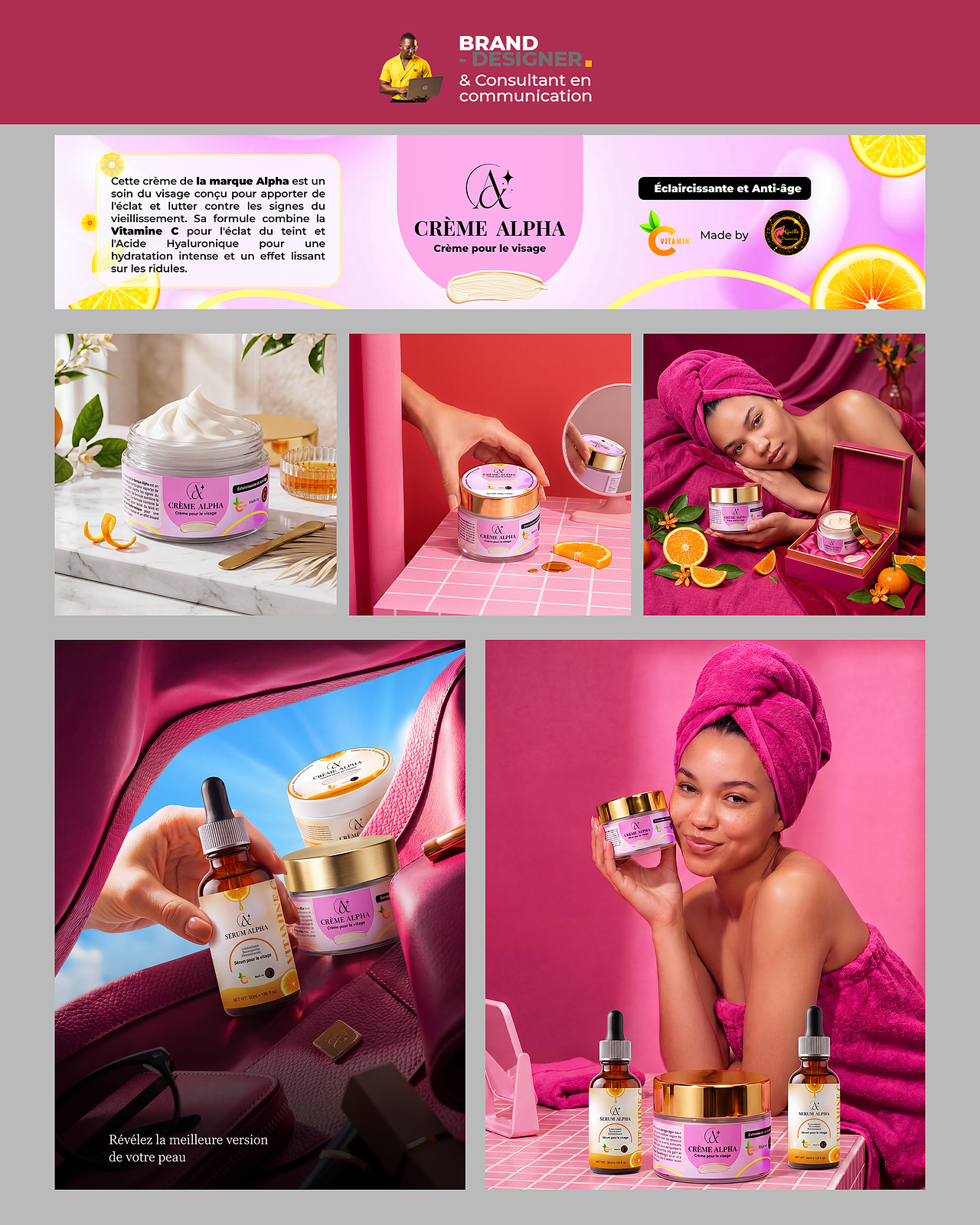 Brand Identity & Art Direction – CRÈME ALPHA