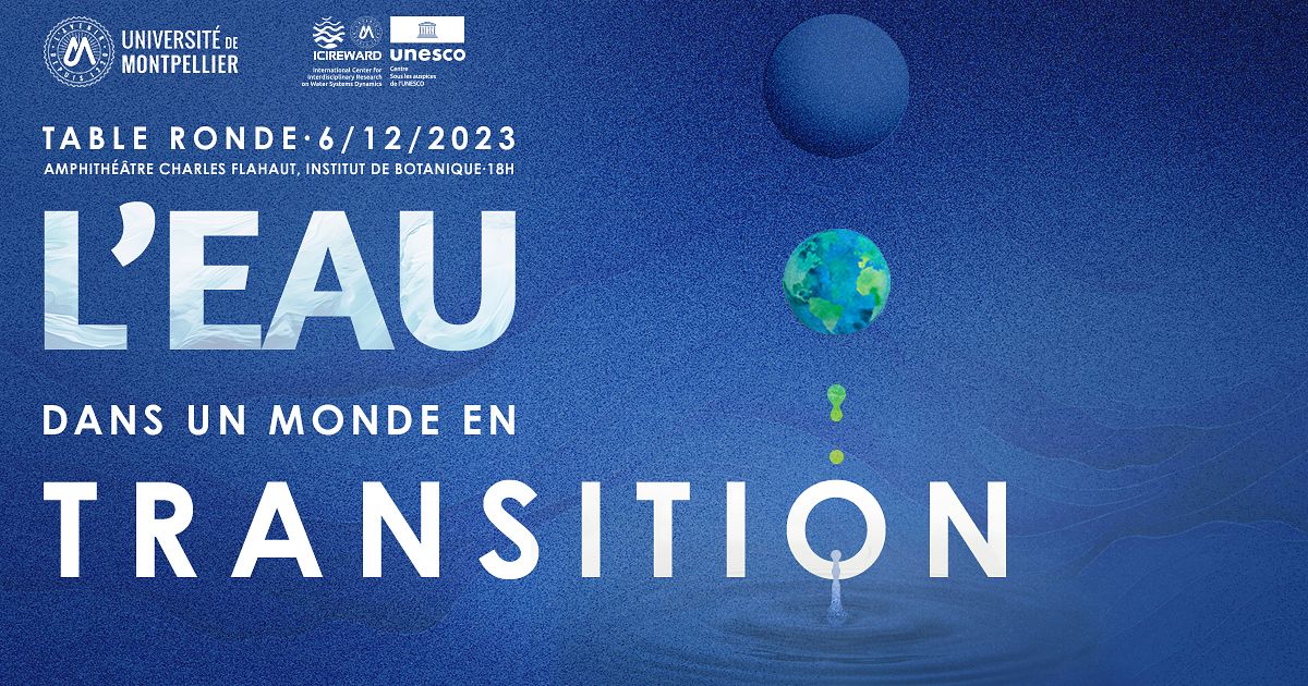 Bannières L'eau dans un monde en transition