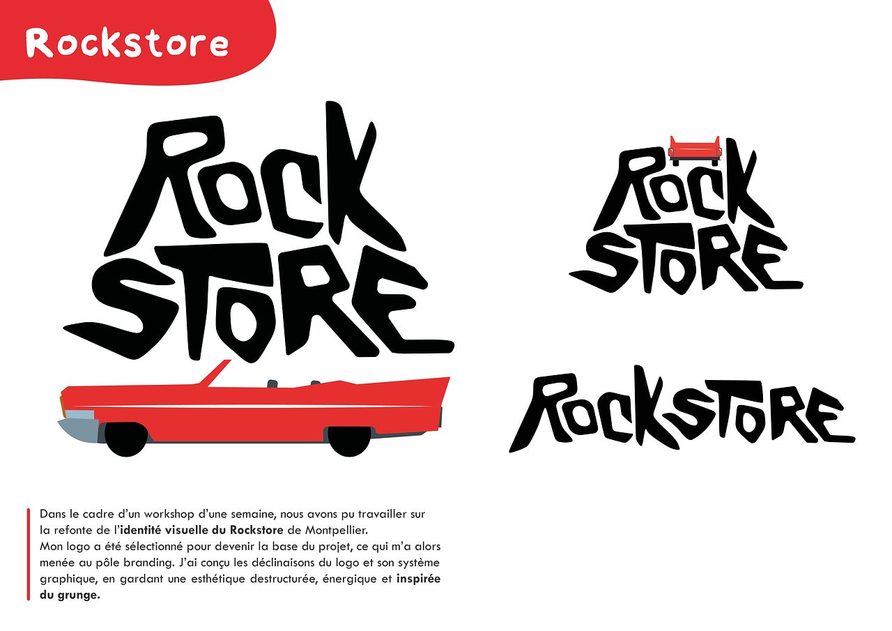 Refonte Identité Visuelle - Rockstore