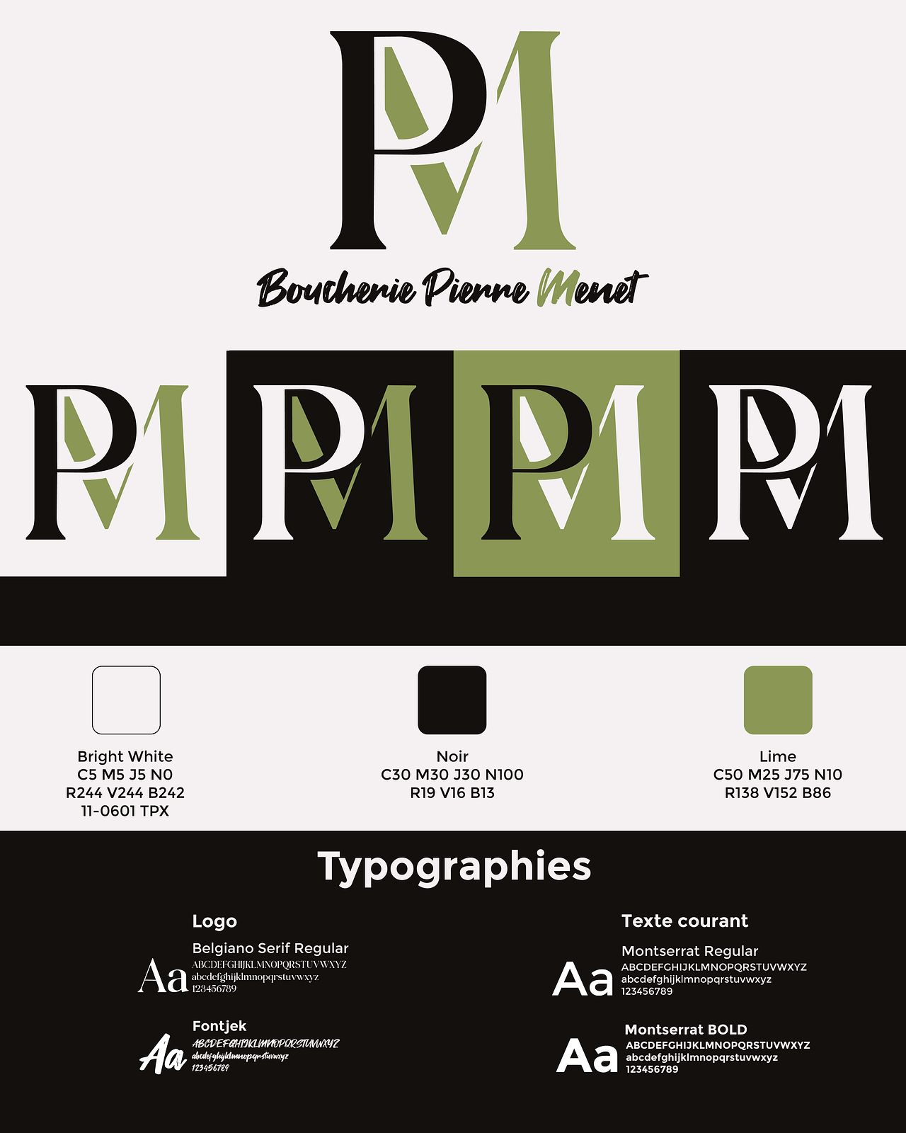 Branding - Boucherie Pierre Menet