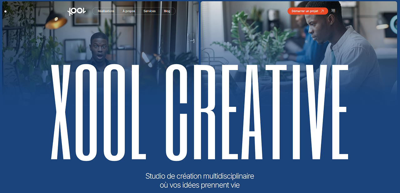 Xool Creative - Refonte site web vitrine, web desi