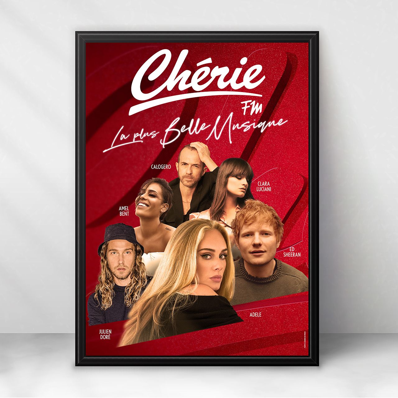 Affiche et annonces presse Chérie FM