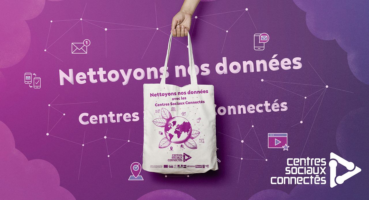 IDENTITÉ VISUELLE : CENTRE SOCIAUX CONNECTÉS