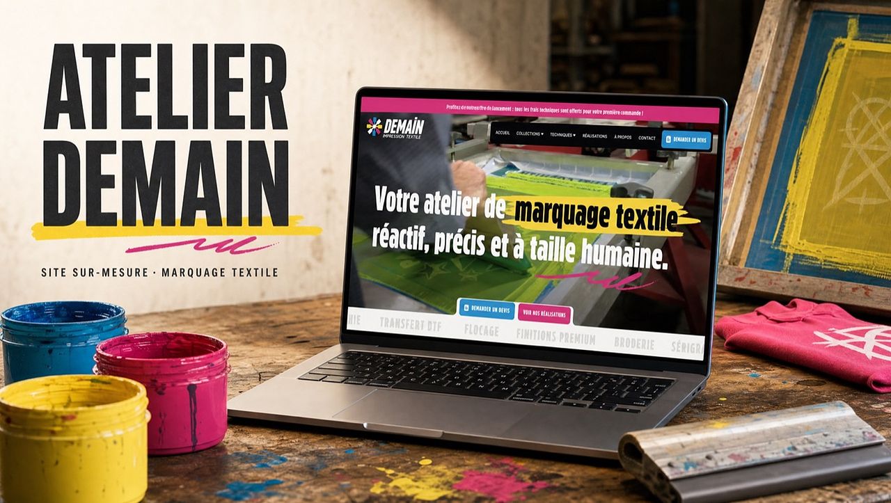 Site web - Atelier Demain