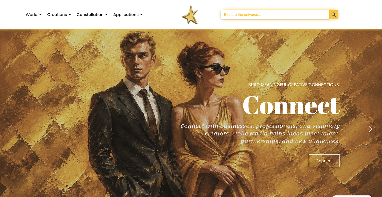 Etoile Media Website