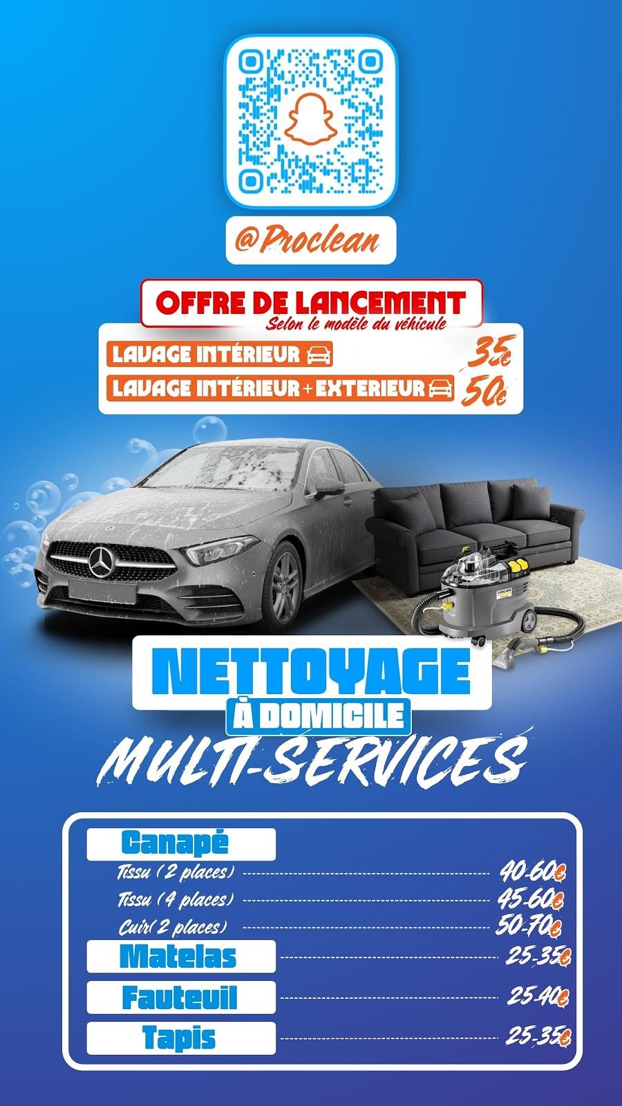 Lavage en tous genres