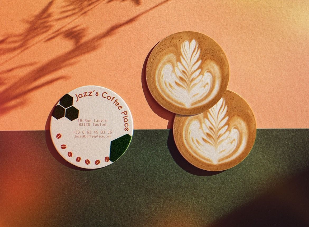 Carte de visite café