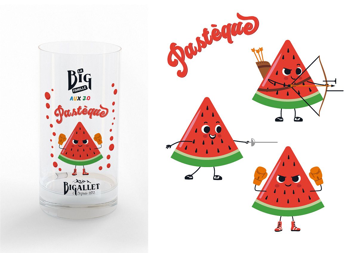 Illustration pour Bigallet