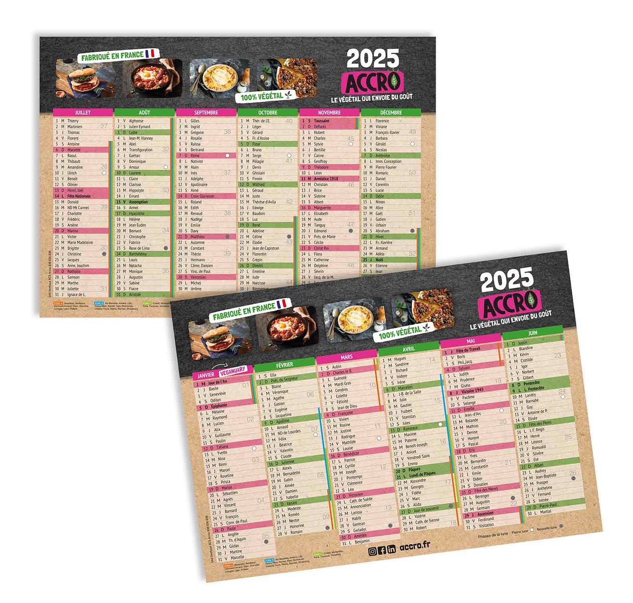 Création d'un calendrier