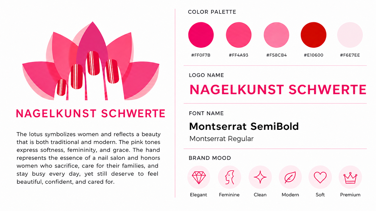 Logo d'un institut de beauté allemand
