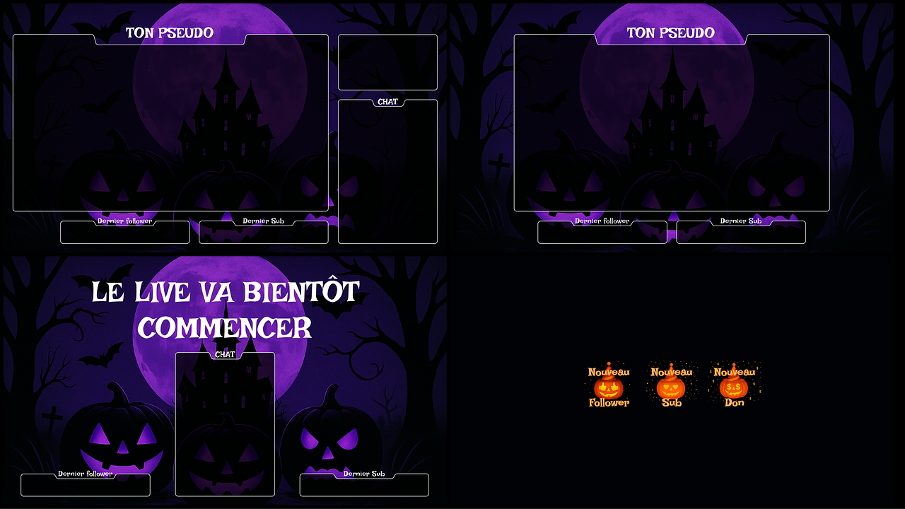 Overlay de Stream - Spécial Halloween