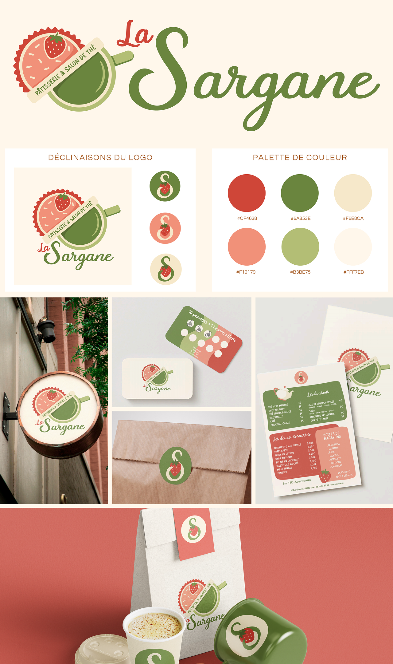 Identité visuelle – La Sargane