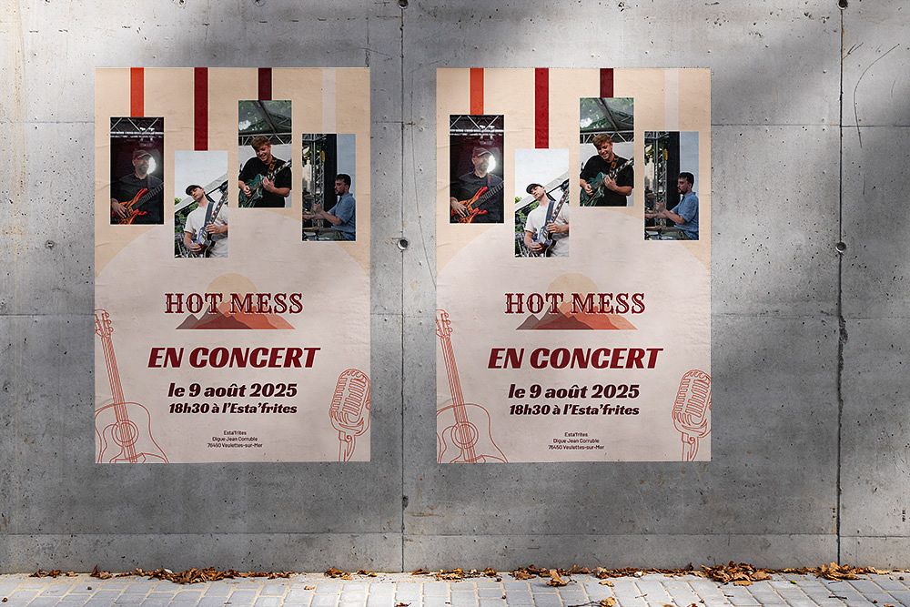 Affiche Concert - Hot Mess