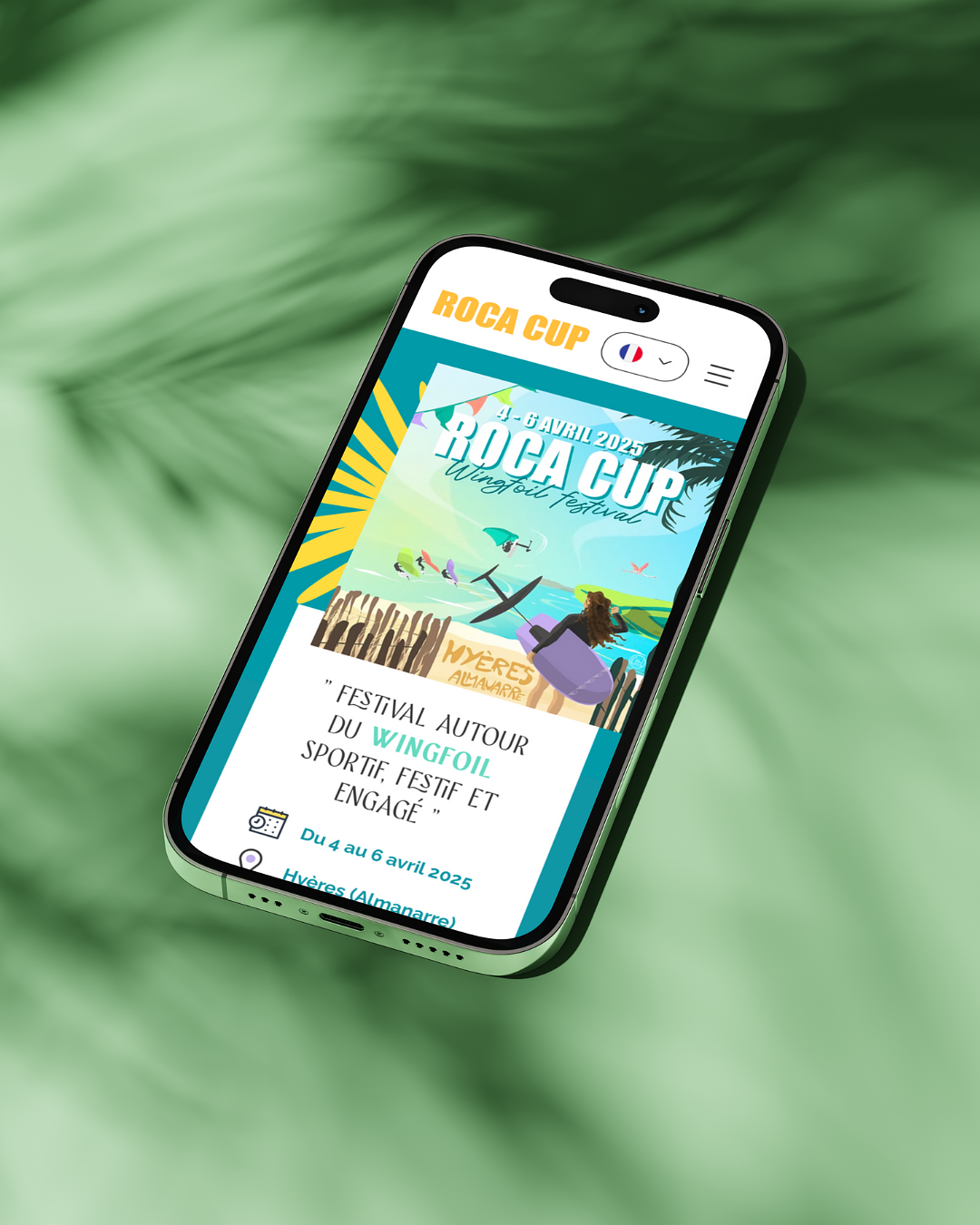 Webdesign responsive – Festival sportif & engagé