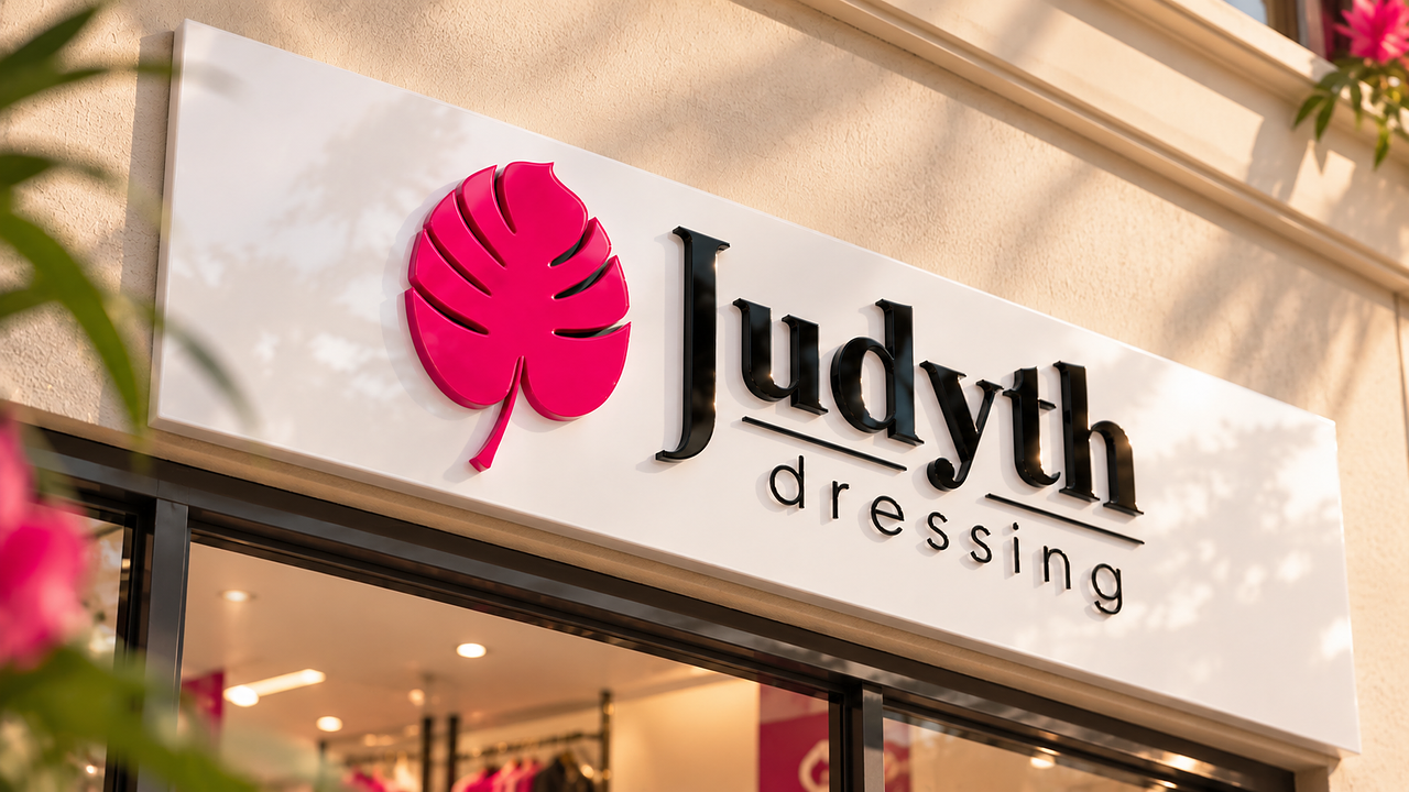 Identité visuelle Judyth Dressing