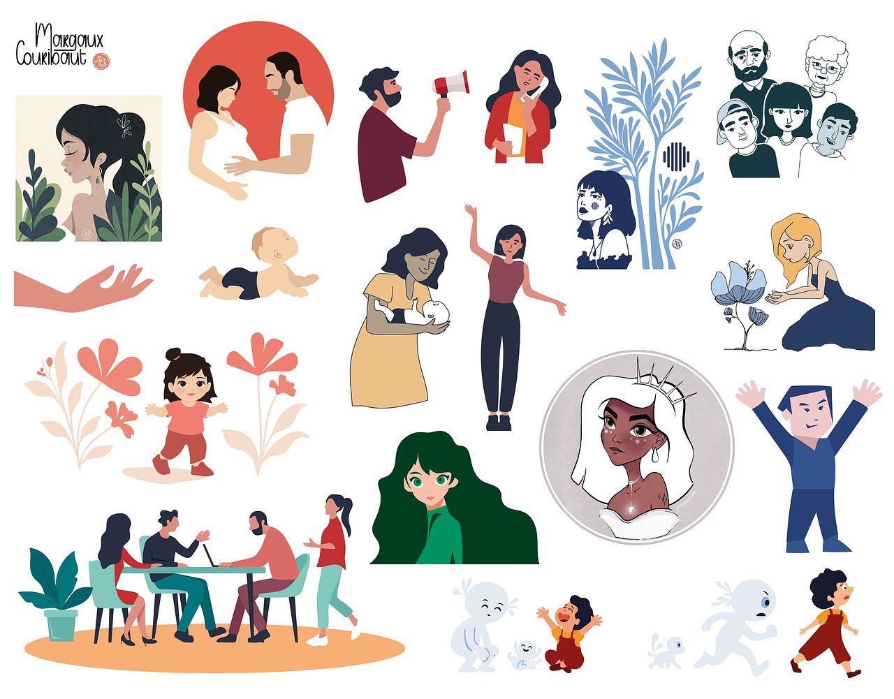 Illustration personnages