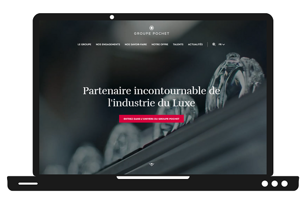 Refonte du site web du Groupe Pochet