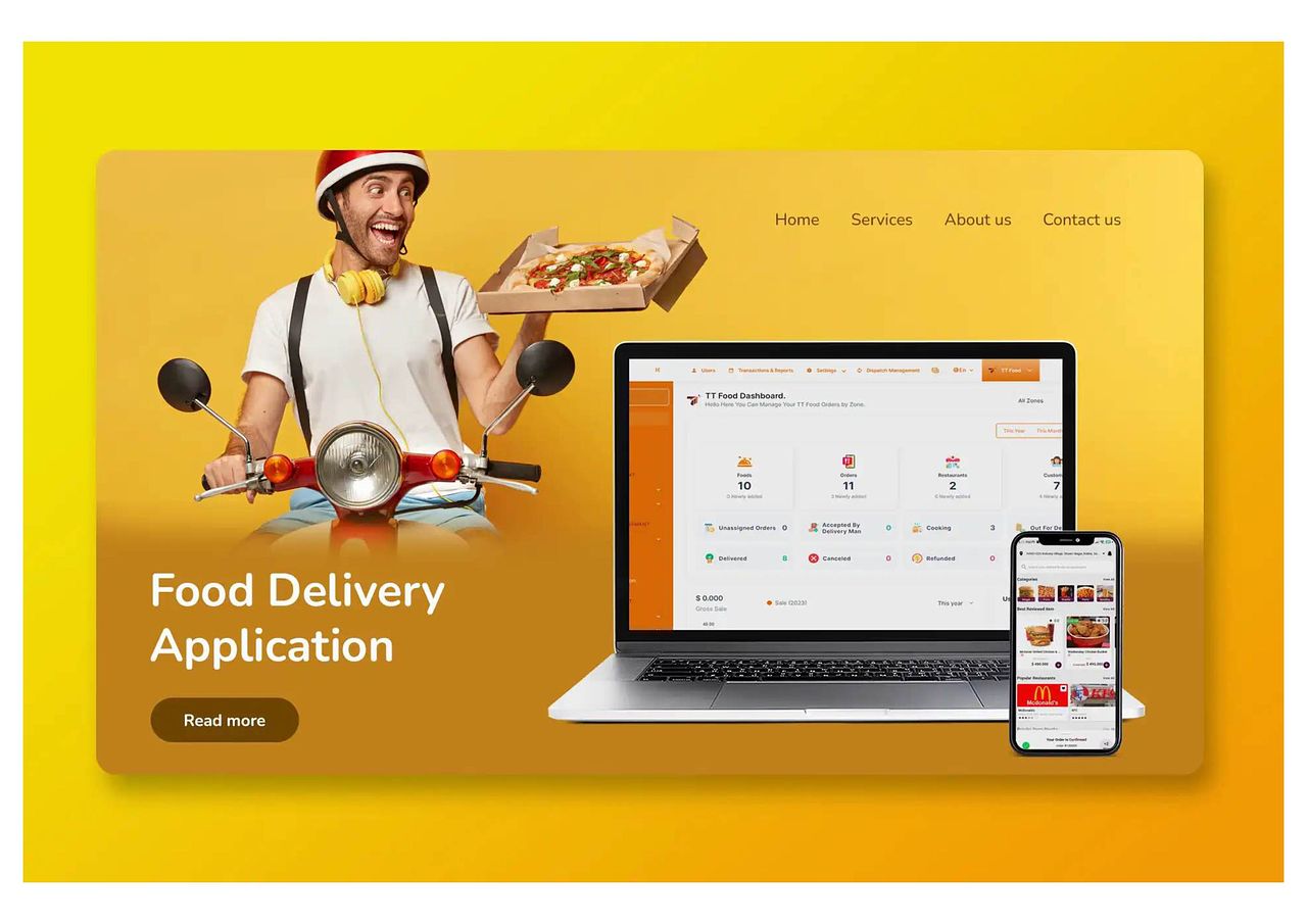 Projet de livraison de nourriture