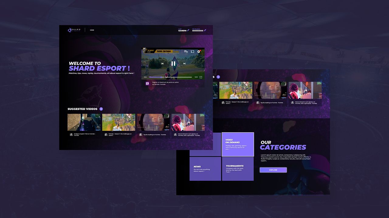 UX UI Design | Esport
