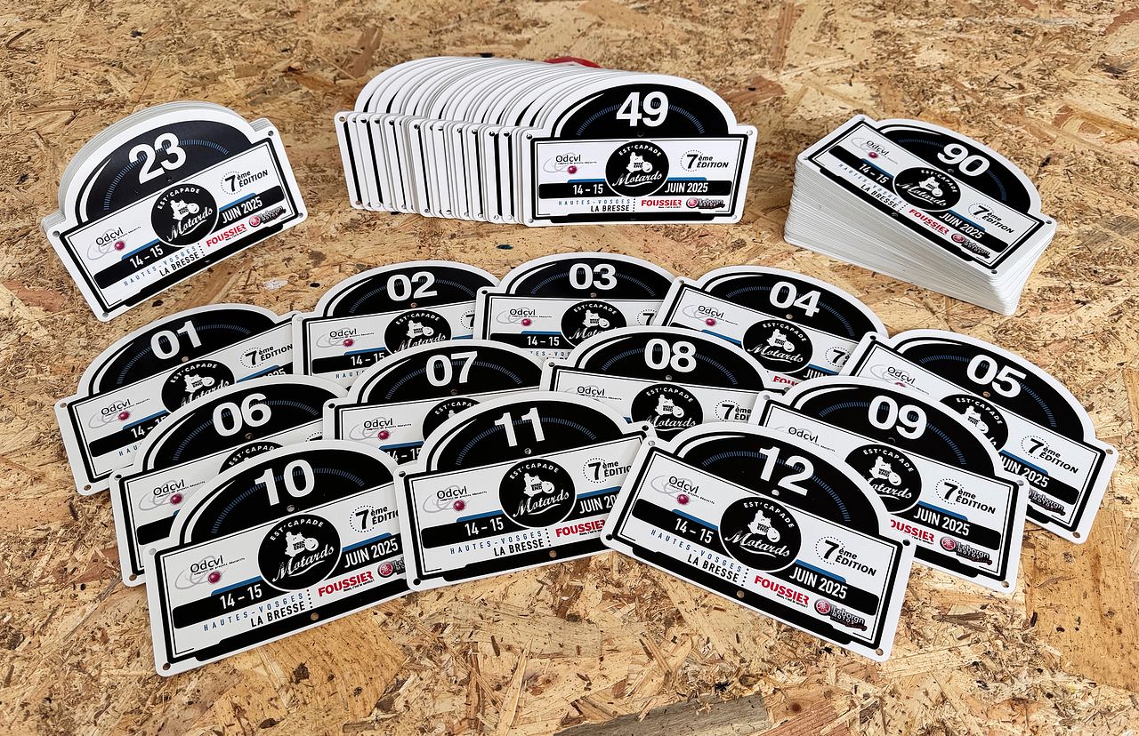 Plaques de rallye