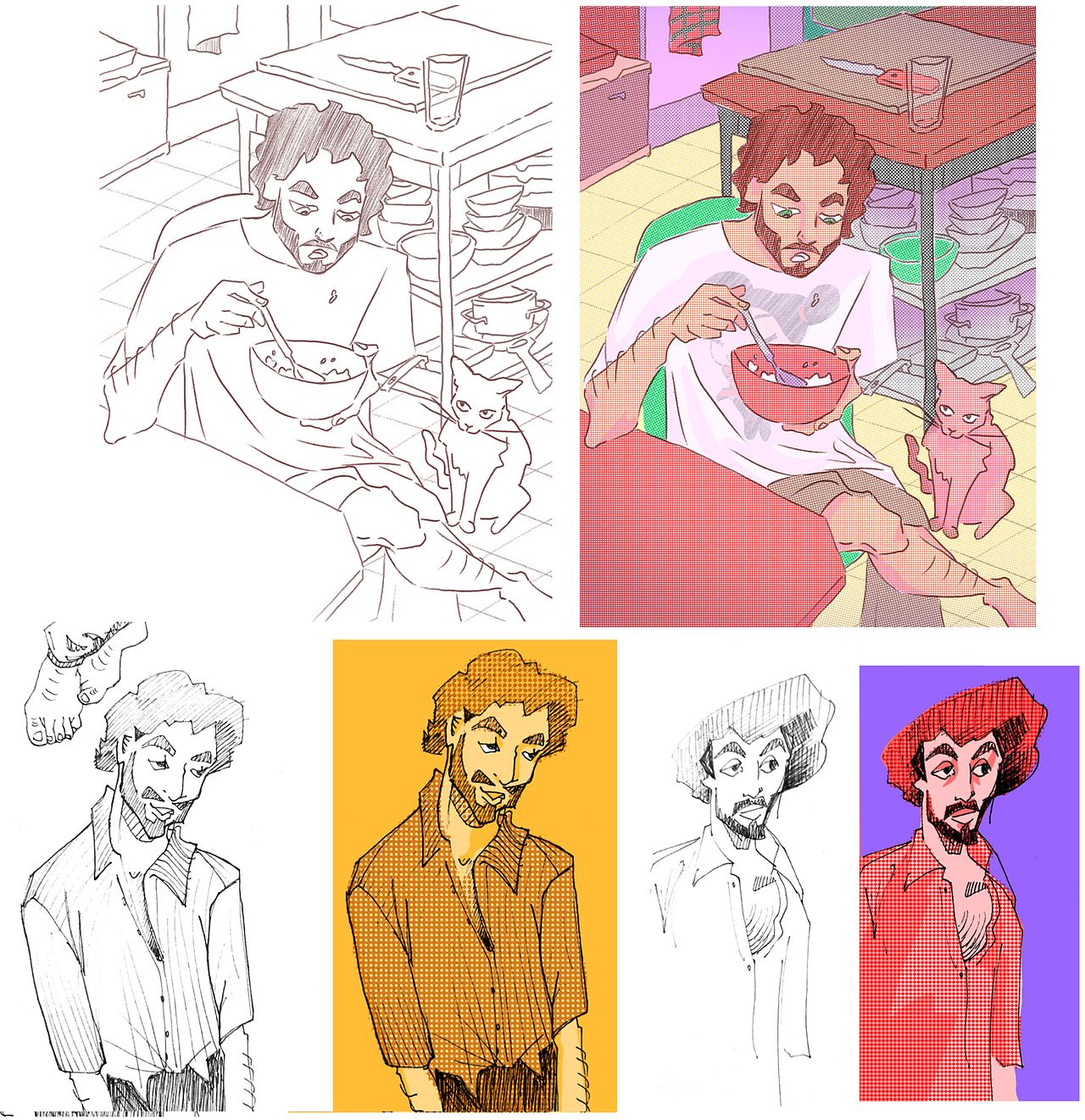 Illustration de personnages