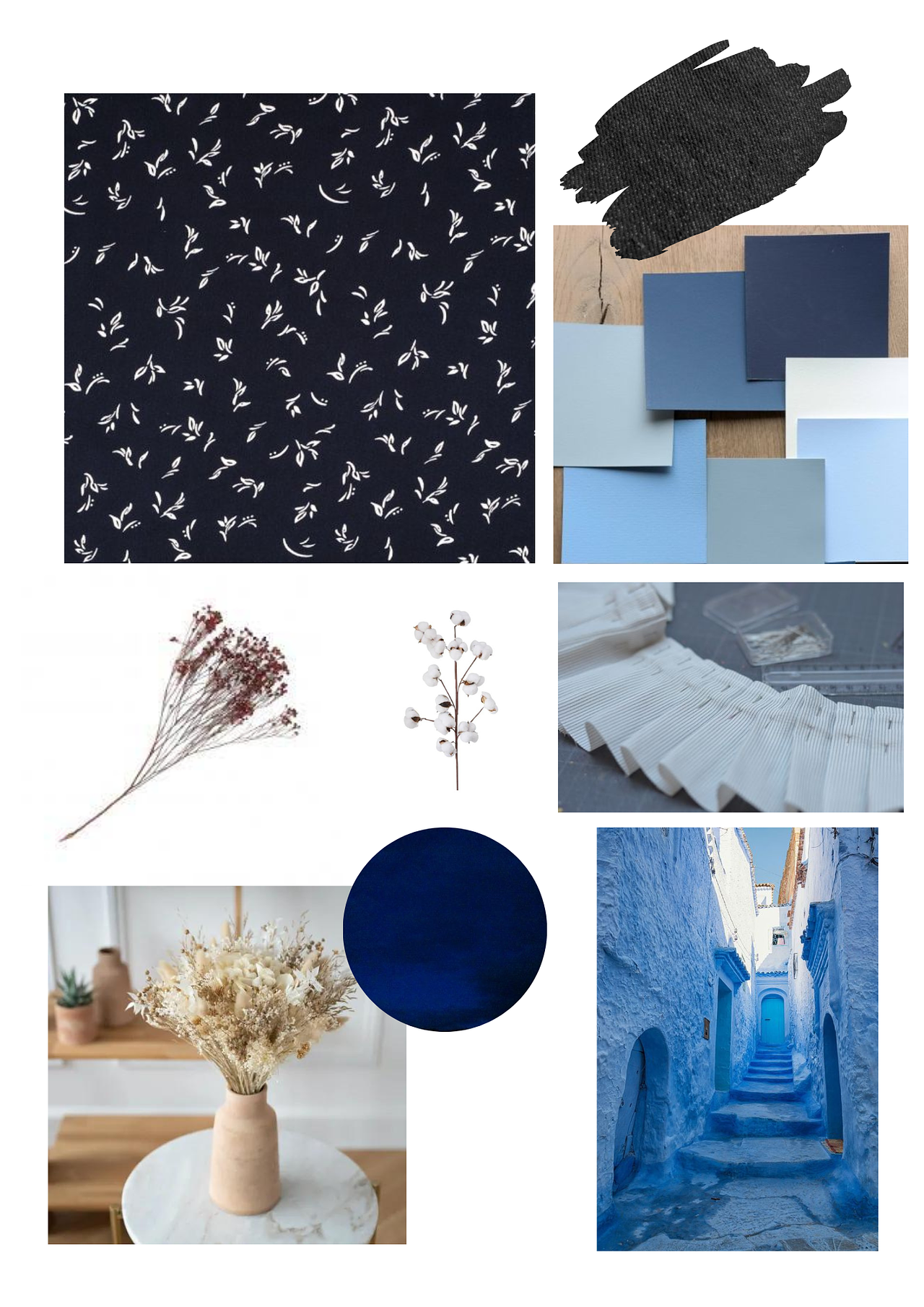 Moodboard Blue