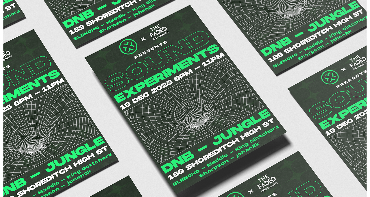 Affiche évènement musique éléctronique