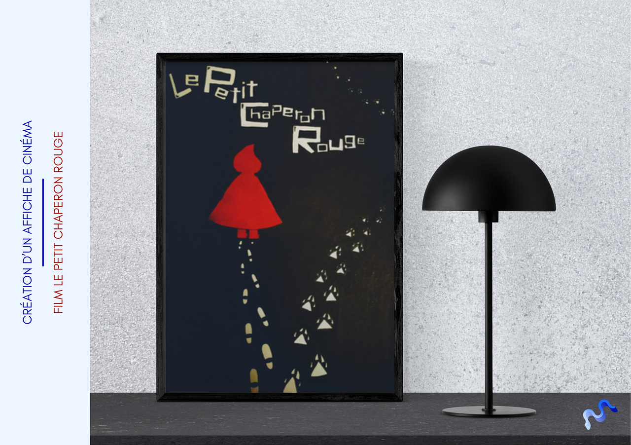 Création Affiche de cinéma LE PETIT CHAPERON ROUGE