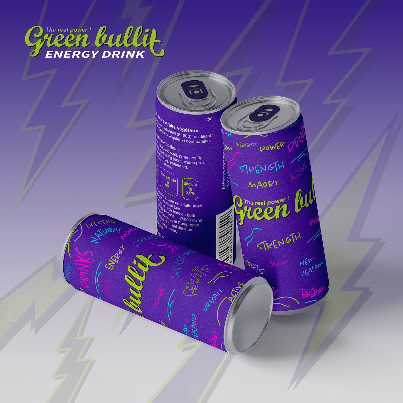 Green Bullit - Packaging & identité visuelle