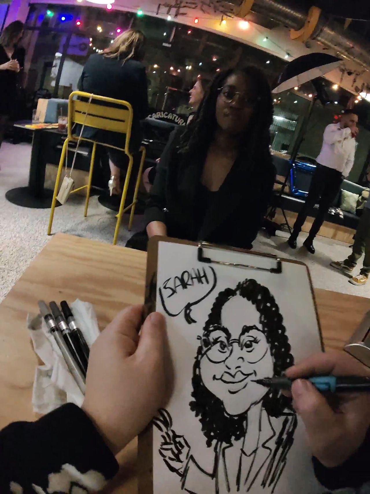 Prestation Caricaturiste du 12 décembre 2025