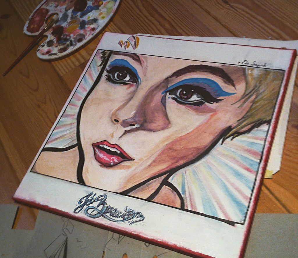 Pop art style - Peinture acrylique sur toile