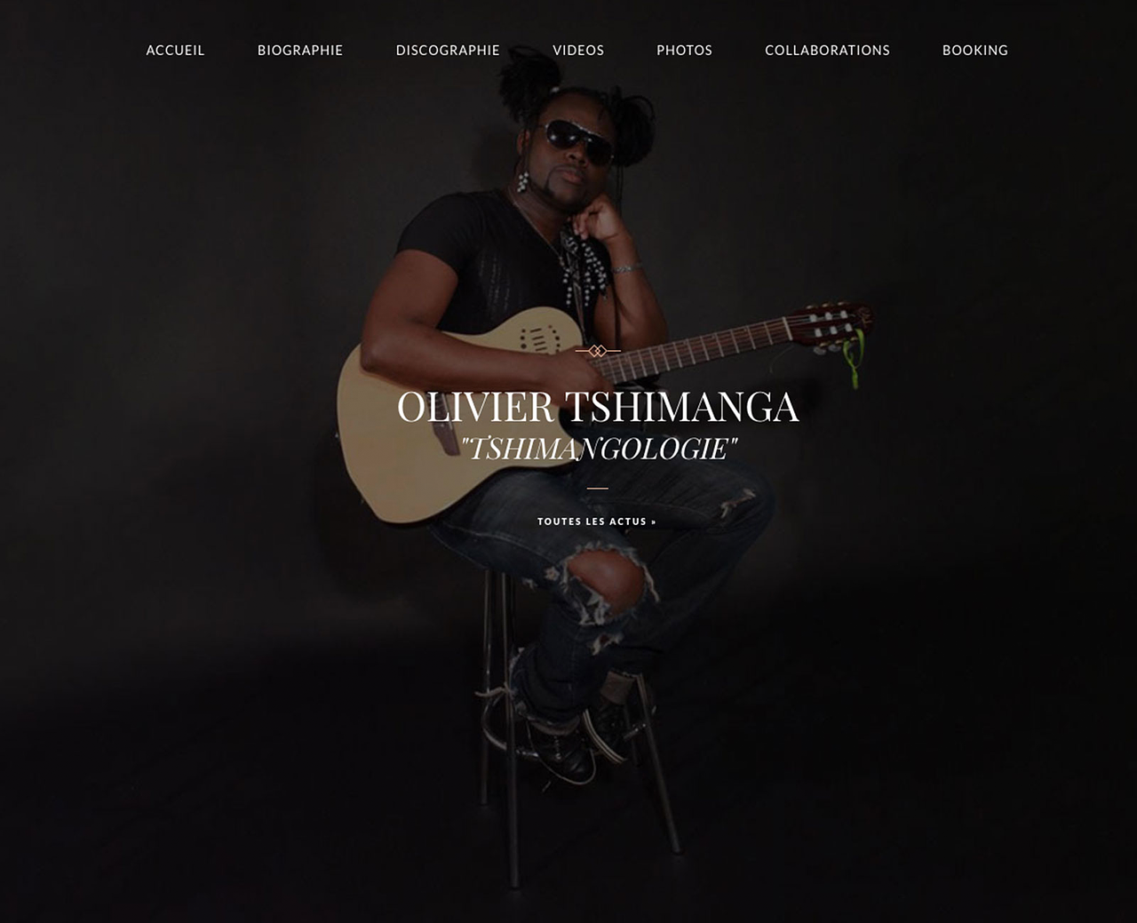 Webdesign olivier tshimanga artiste