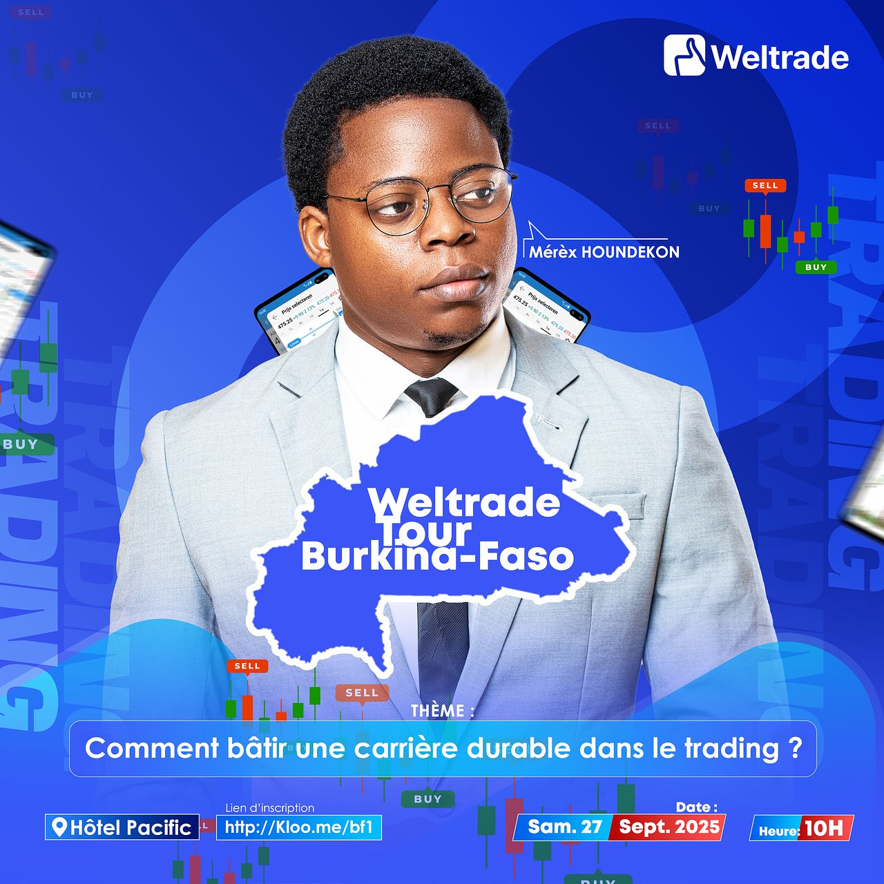 Affiche publicitaire pour réseaux sociaux