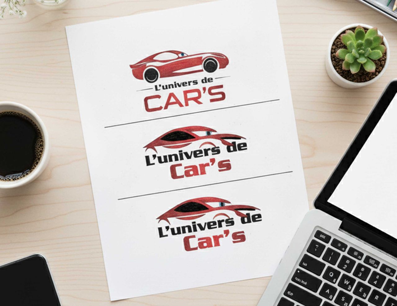 Création de logo – L'univers de Car's