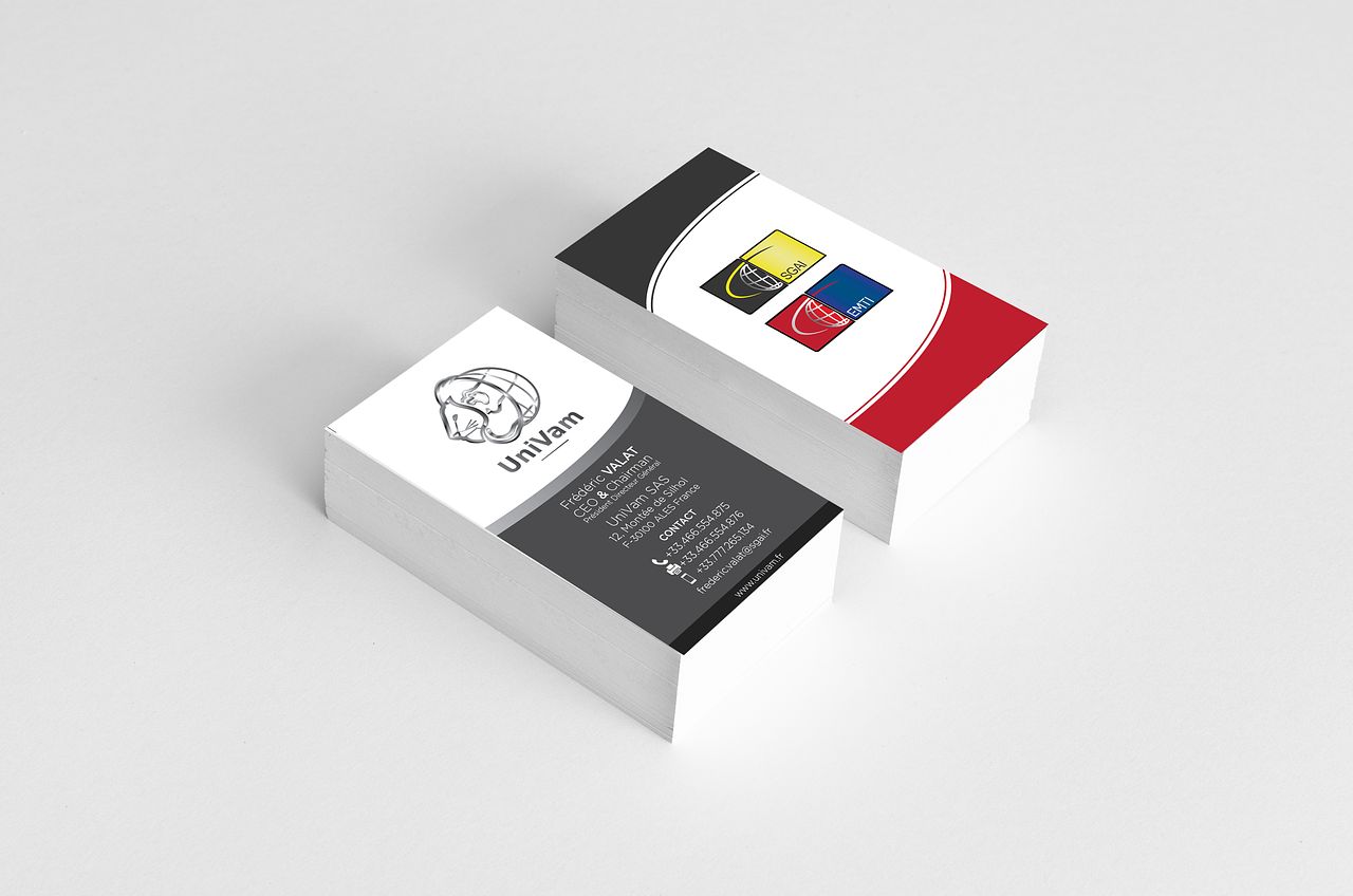 Cartes de visite UNIVAM