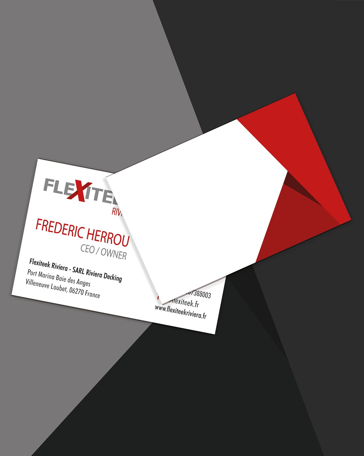 Cartes de visite Flexiteek