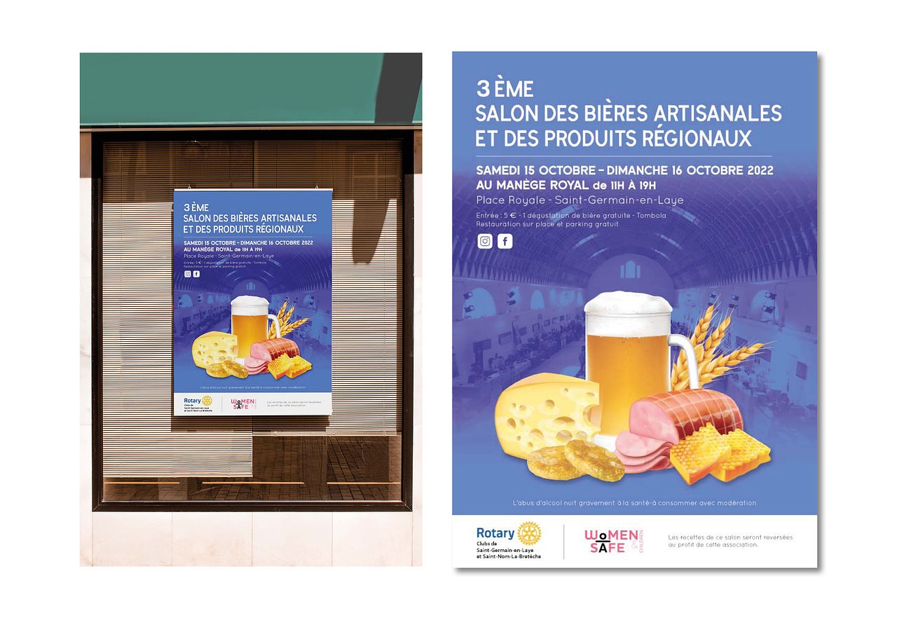 Affiche pour le Rotary Club