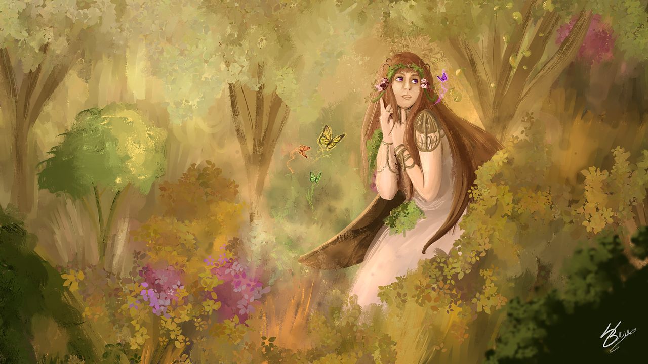 Le jardin de fleurs 
