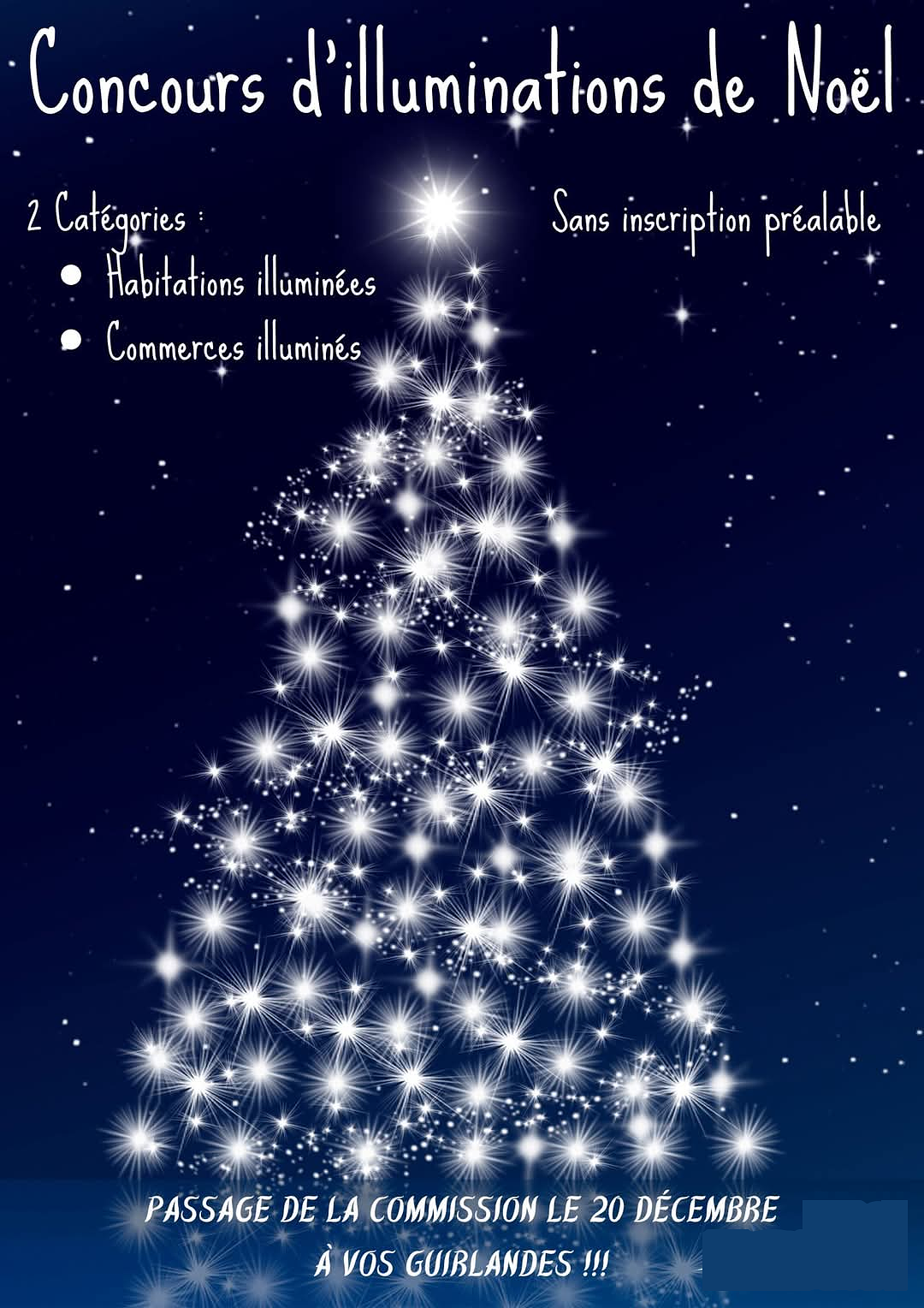 Annonce - Concours d'illuminations - Version 2