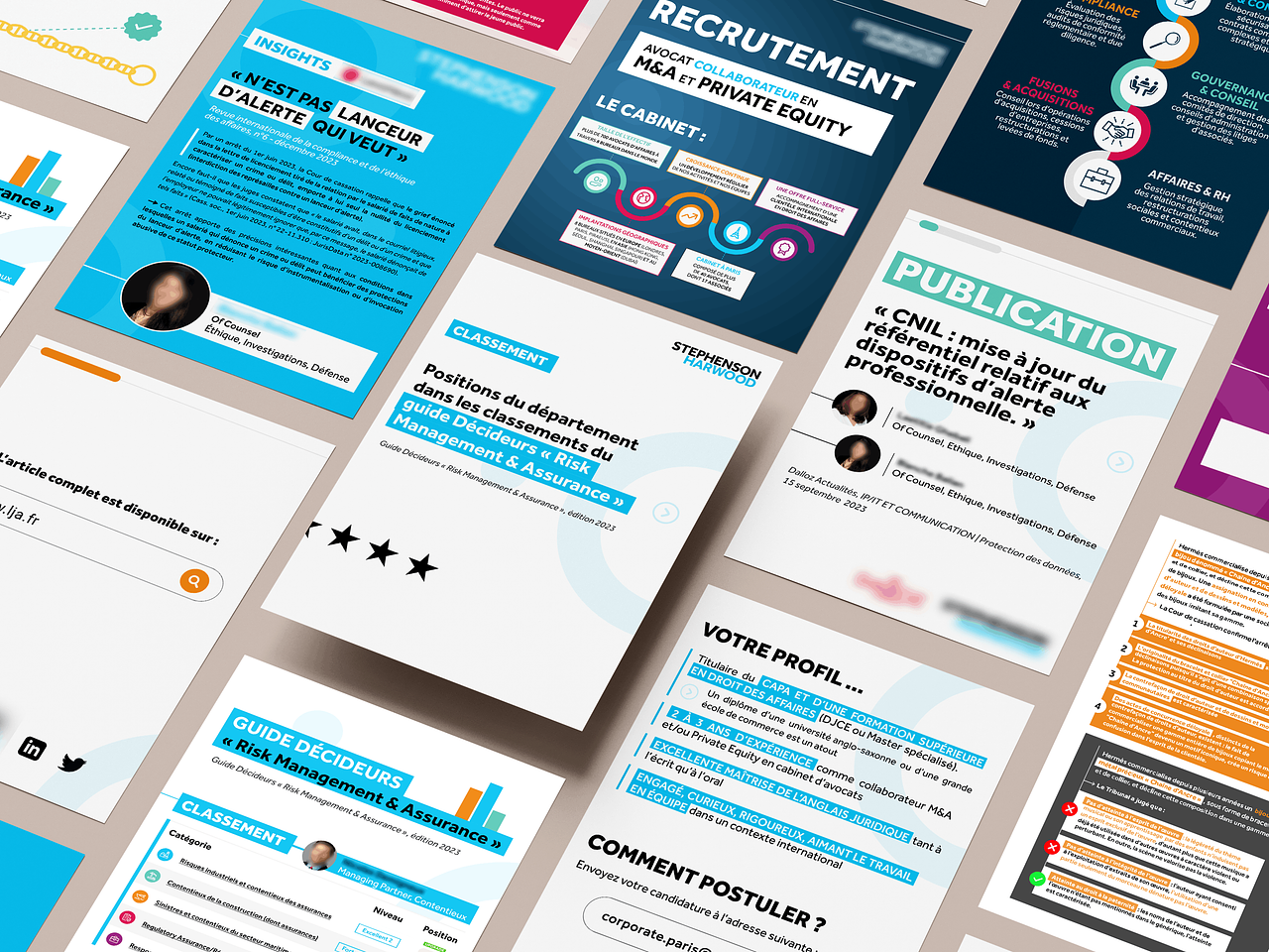 Design de communication : cabinet d'avocats