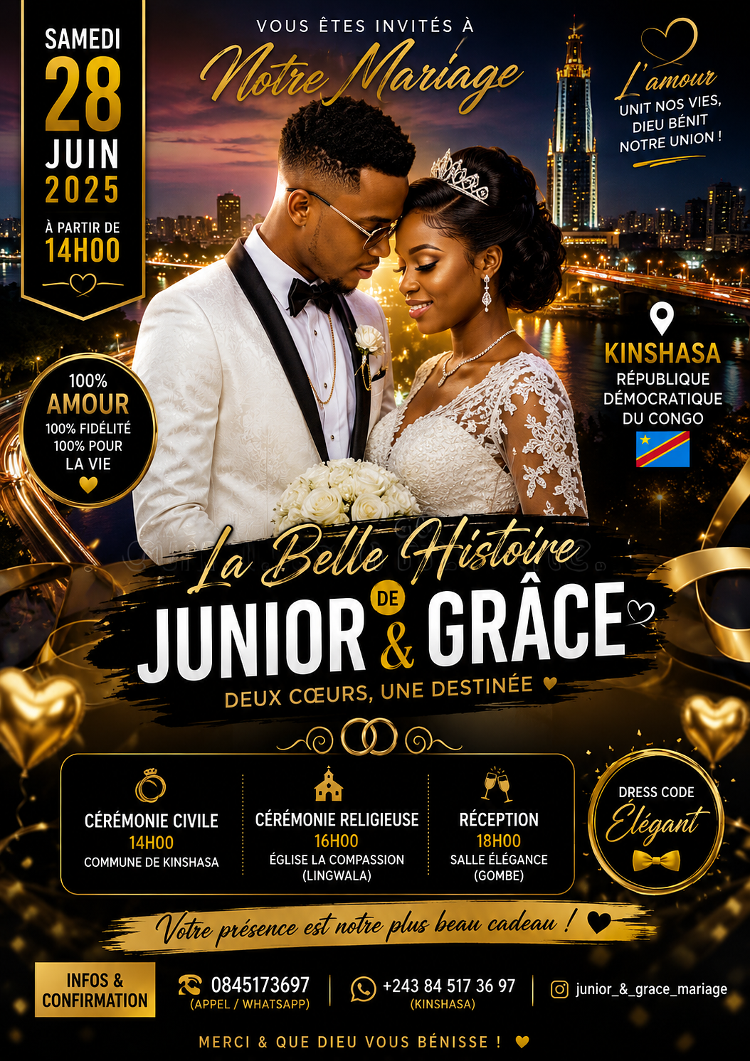 Afiche mariage