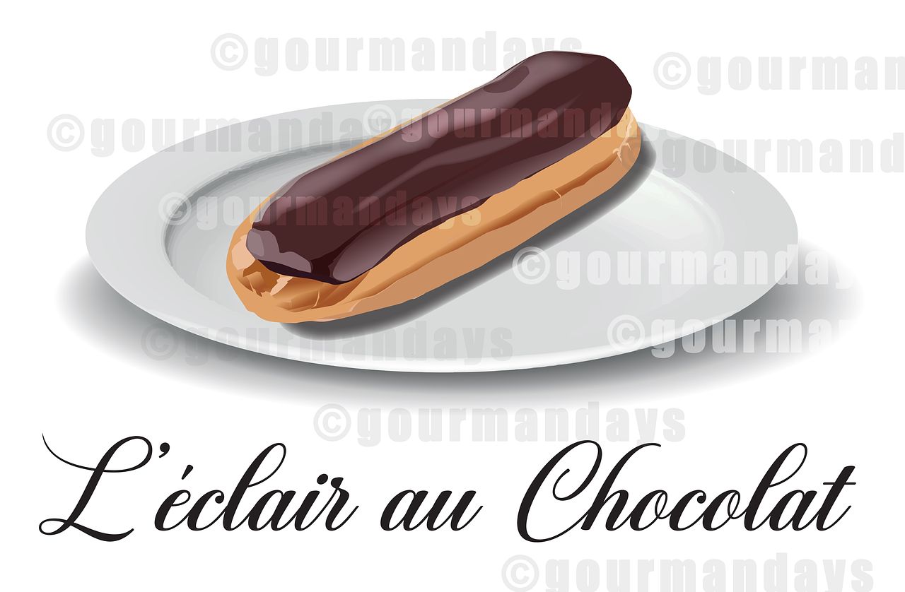 L'éclair au chocolat