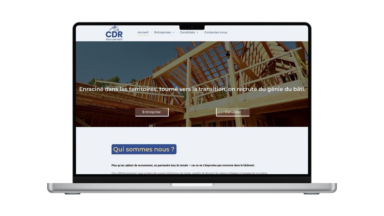 Refonte du site web CDR-Recrutement