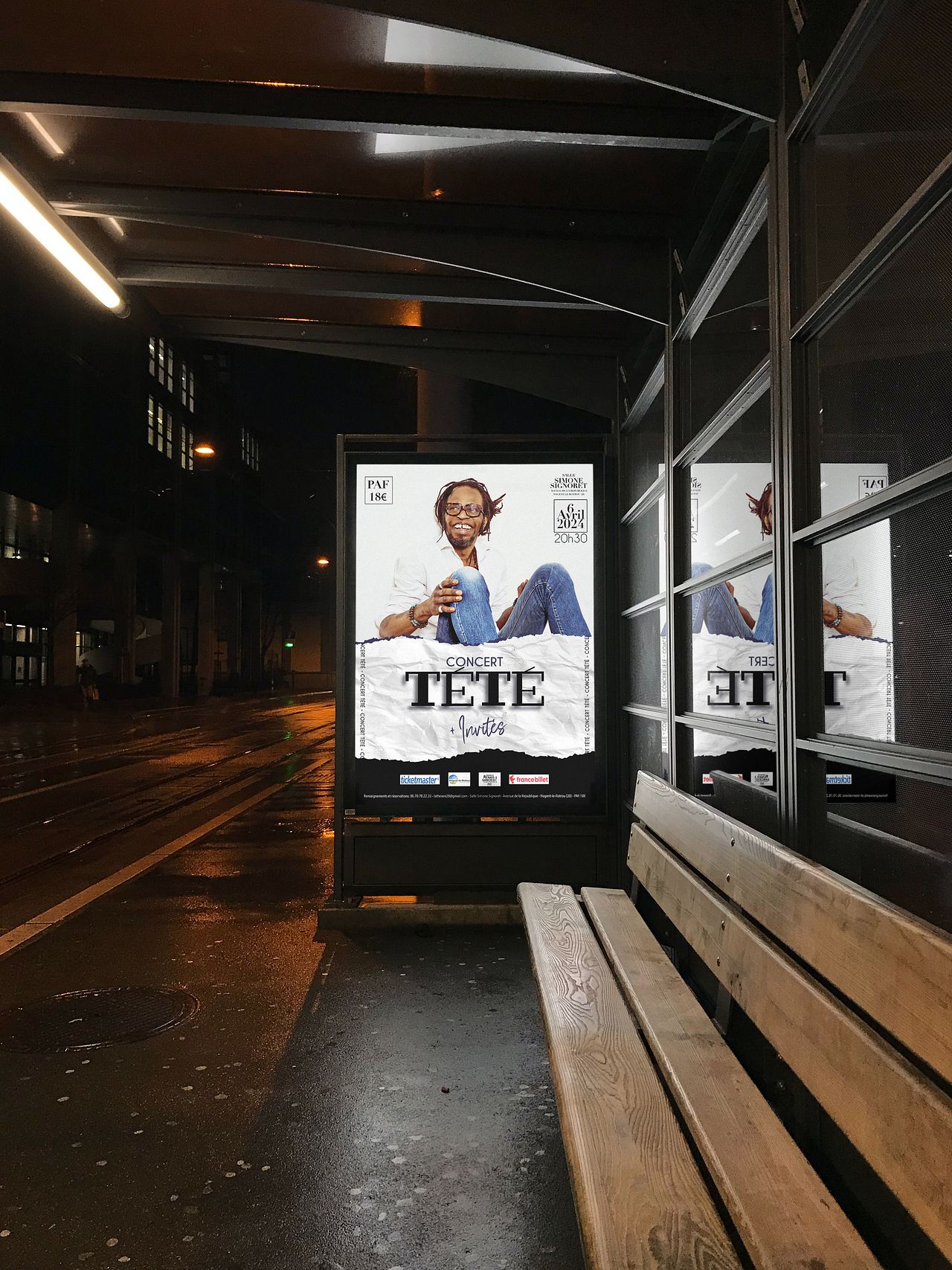 Affiche concert TéTé