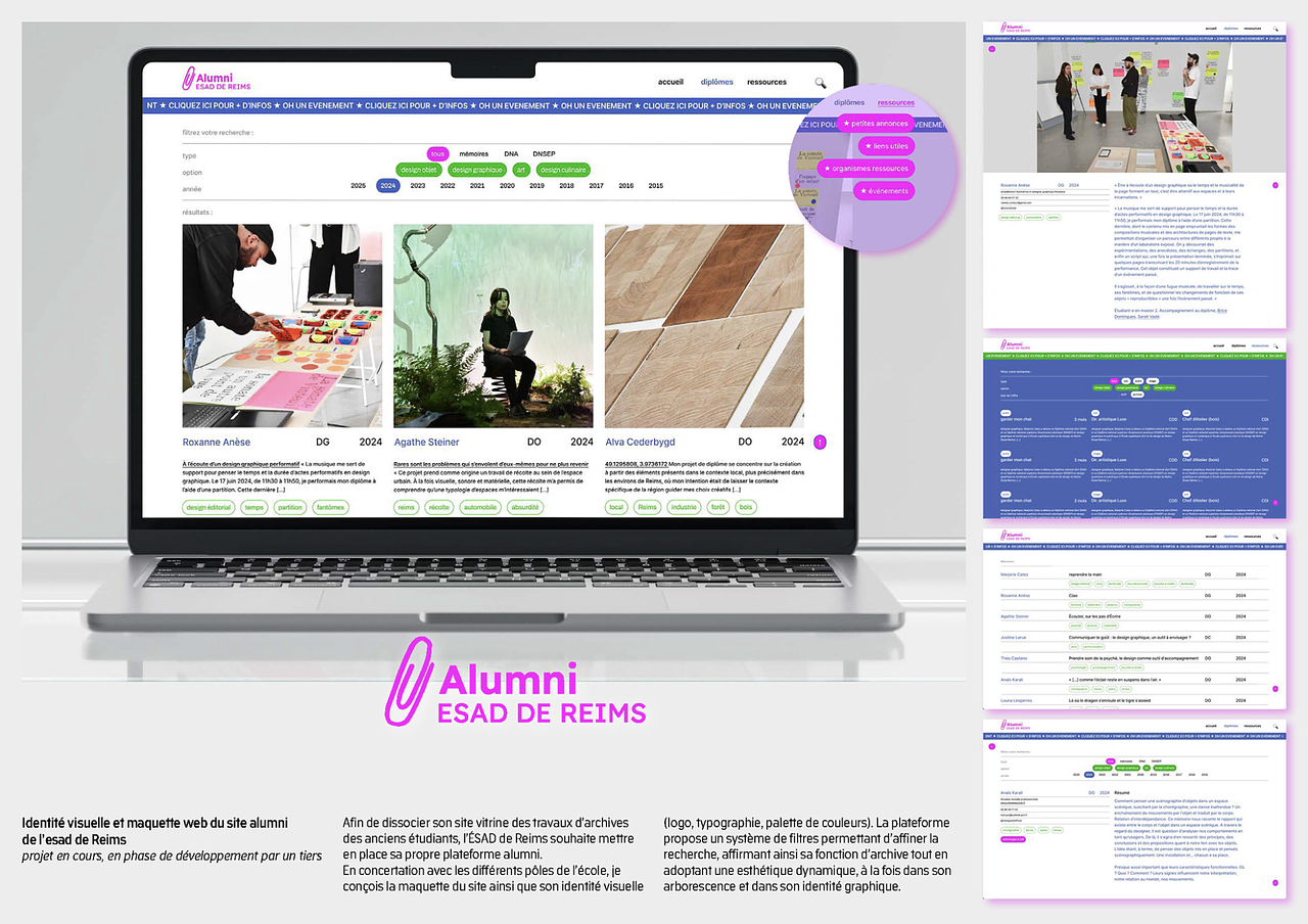 Identité : plateforme alumni & logo La plateforme