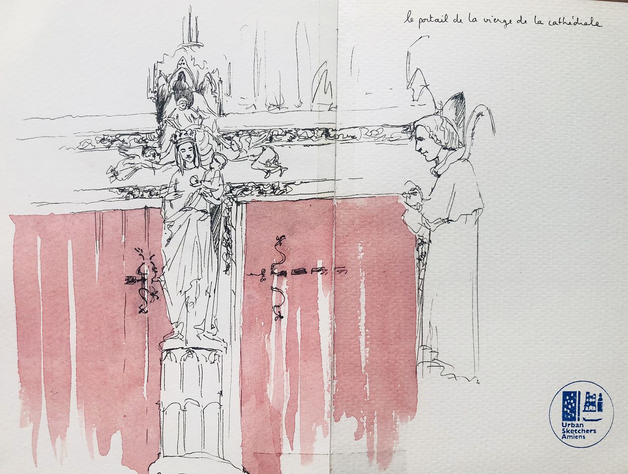 Portail de la vierge (cathédrale d'Amiens)