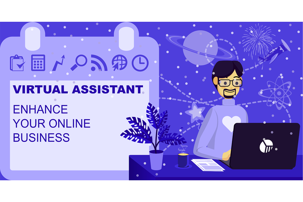 Bannière promotionnelle pour service d’assistant v